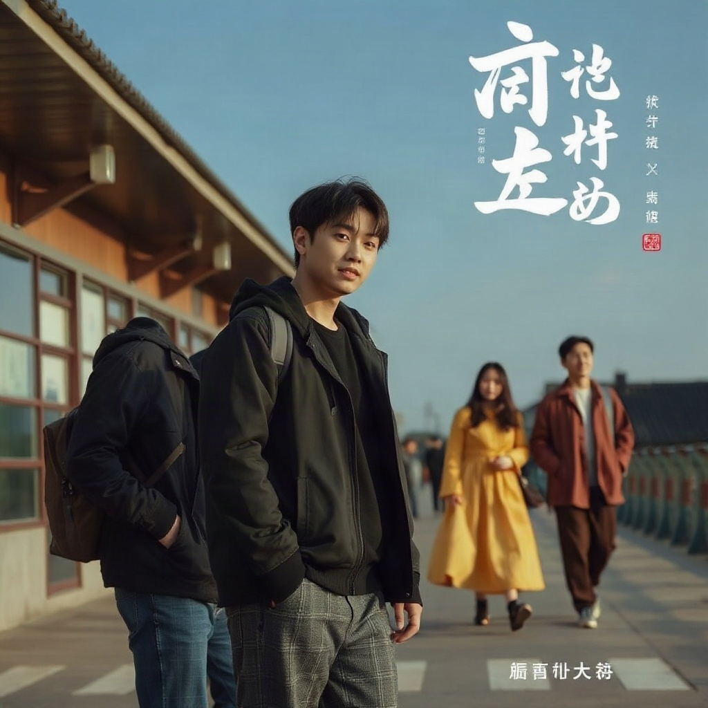 短剧《追风少年班》校园青春题材竖版封面